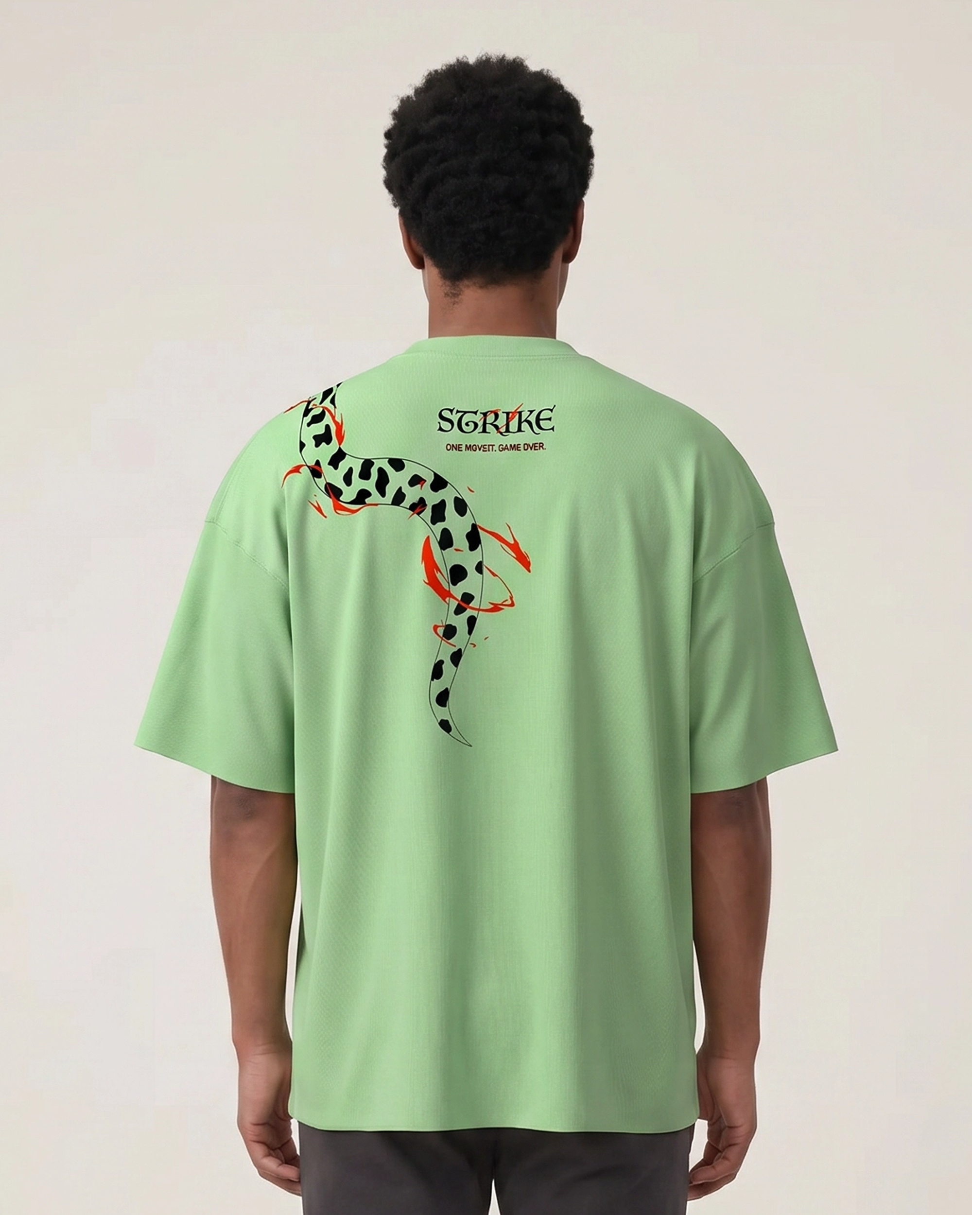 Pista color with a snake design