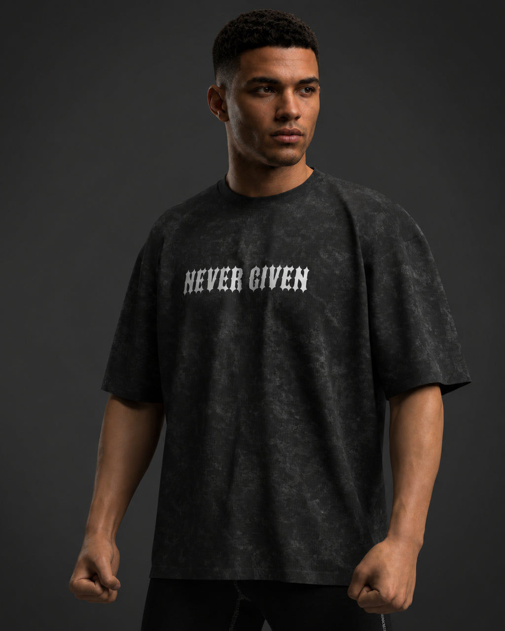 Earned Oversized Acid Wash Tee (Unisex)