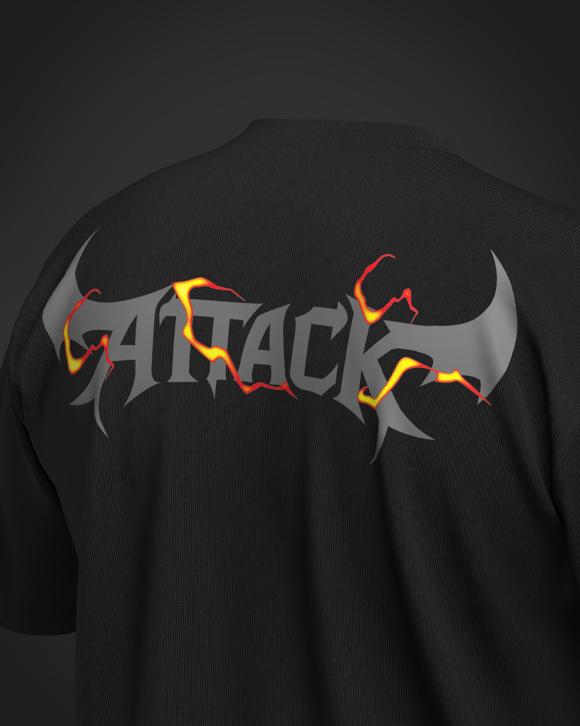 ATTACK | Oversized T-Shirt