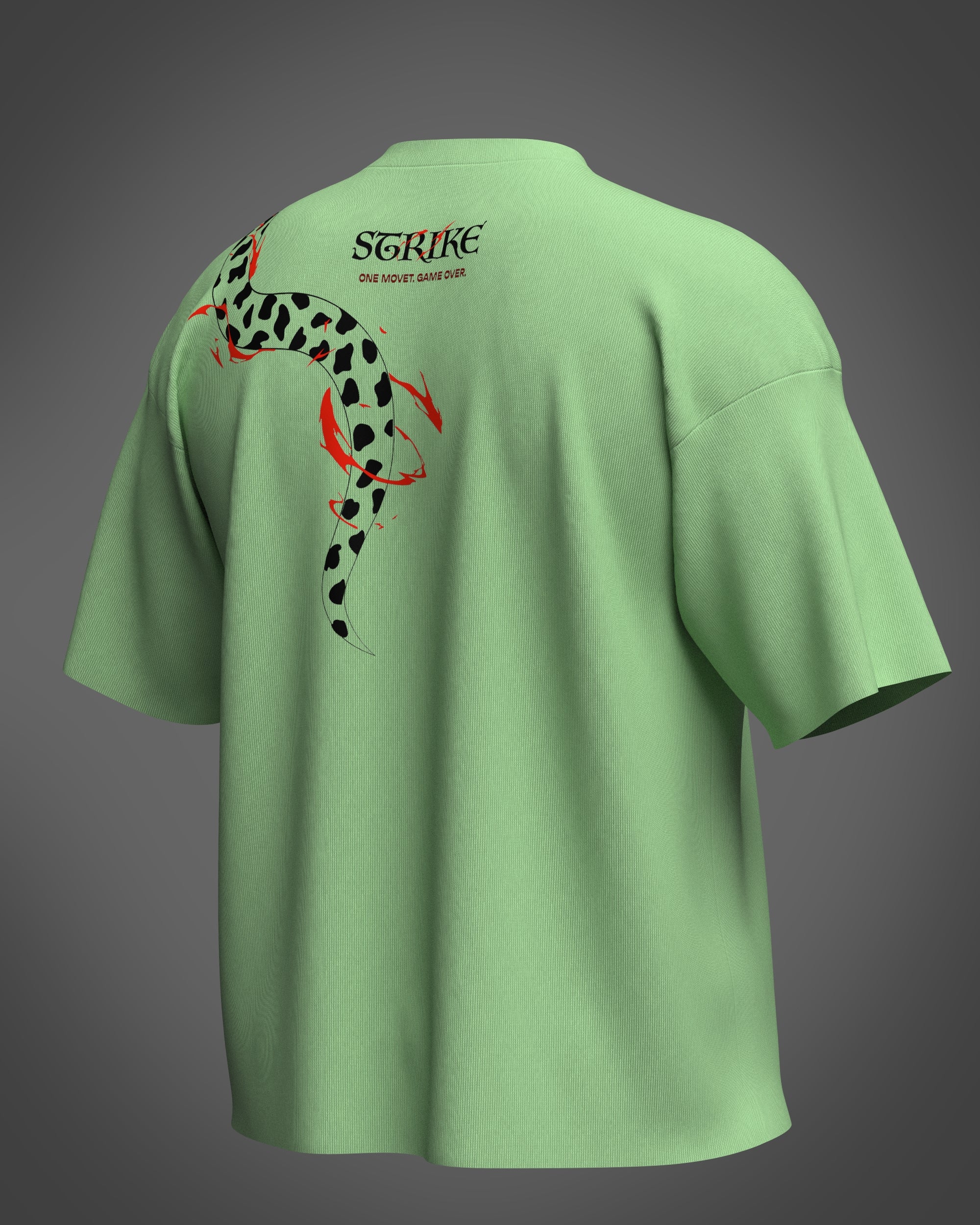 Pista color with a snake design