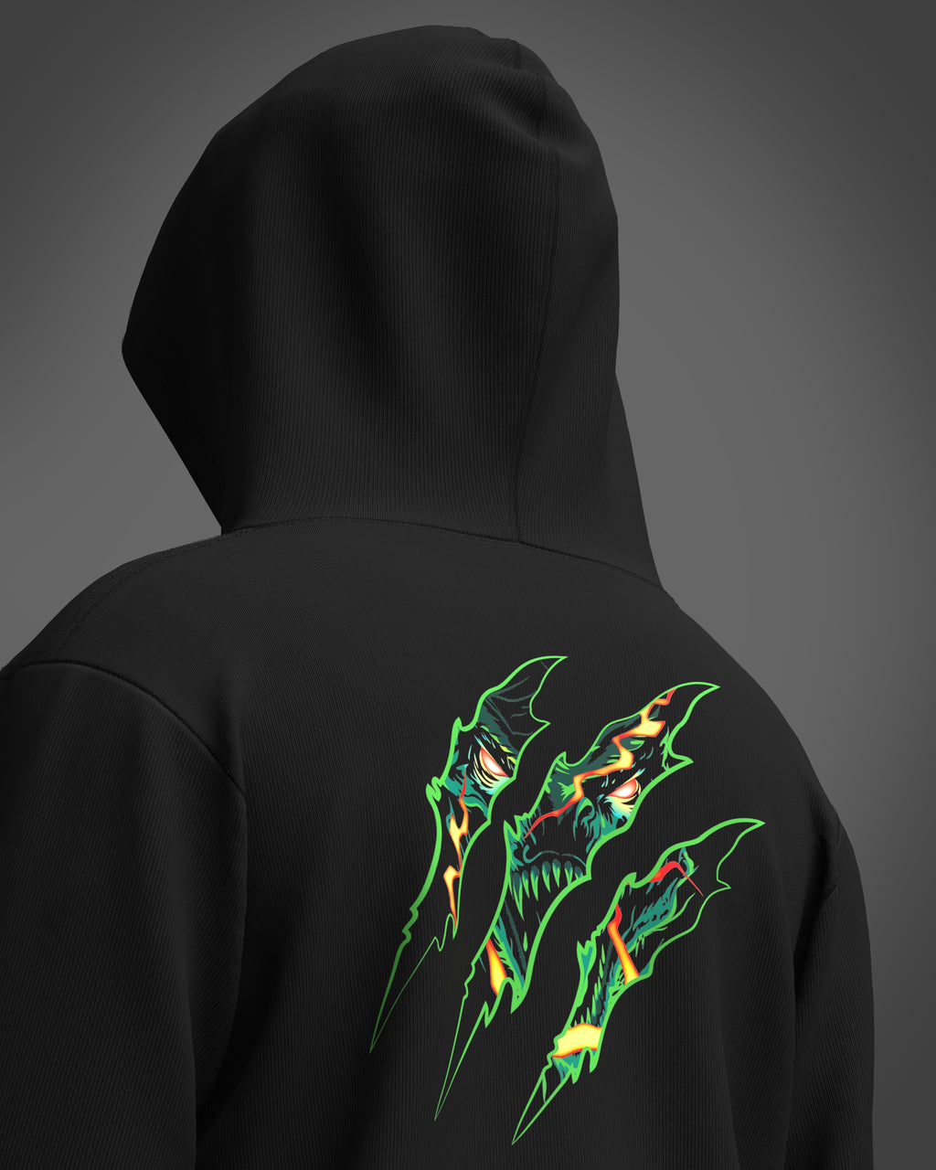 Black hoodie
