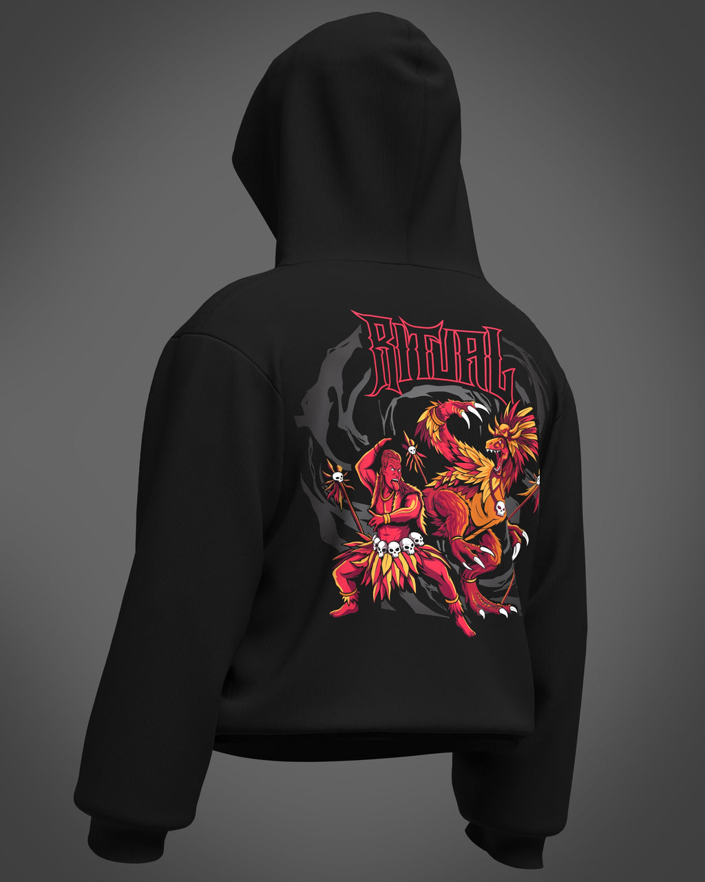 Black hoodie 